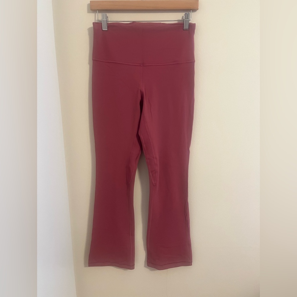Lululemon Athletica Dark Rose Flare Leggings